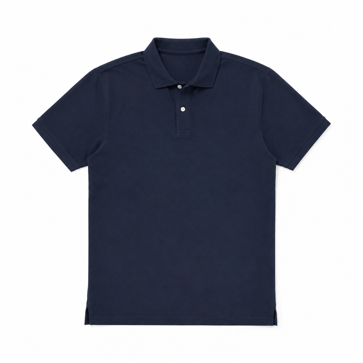 Soundview Pique Polo — Deep Navy